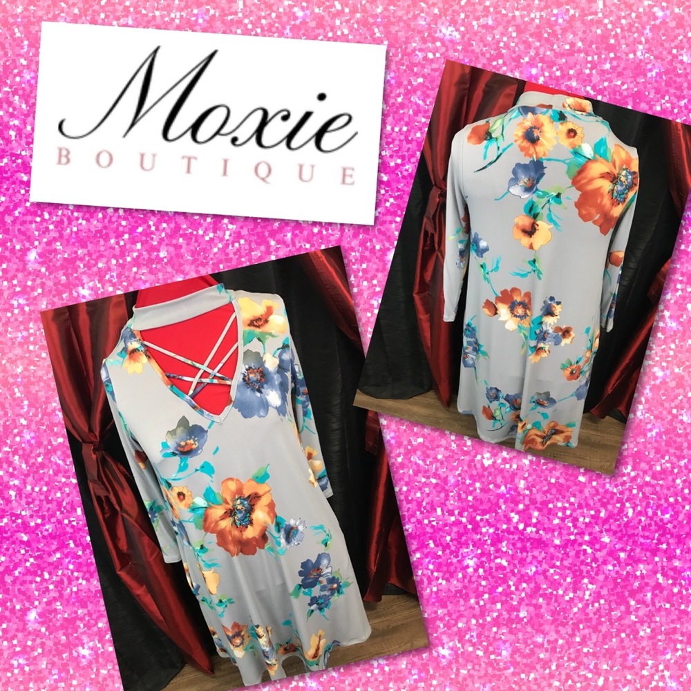 Chiffon Style Floral Tunic